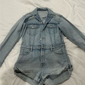 Alexander Wang Light Blue Denim Jacket